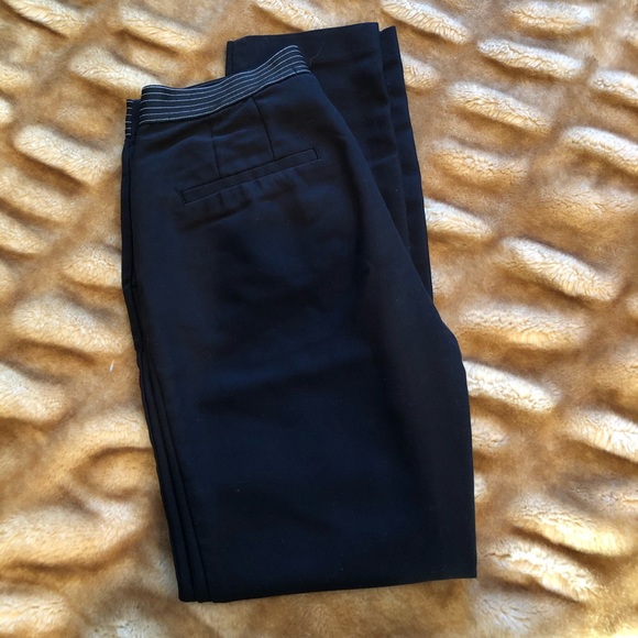 Zara Basics Collection Black Work Trouser Pants XS - Picture 1 of 6
